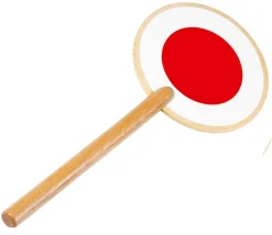 Tout Pour le Jeu Panneau signalisation rouge / vert en bois 39.5 cm
