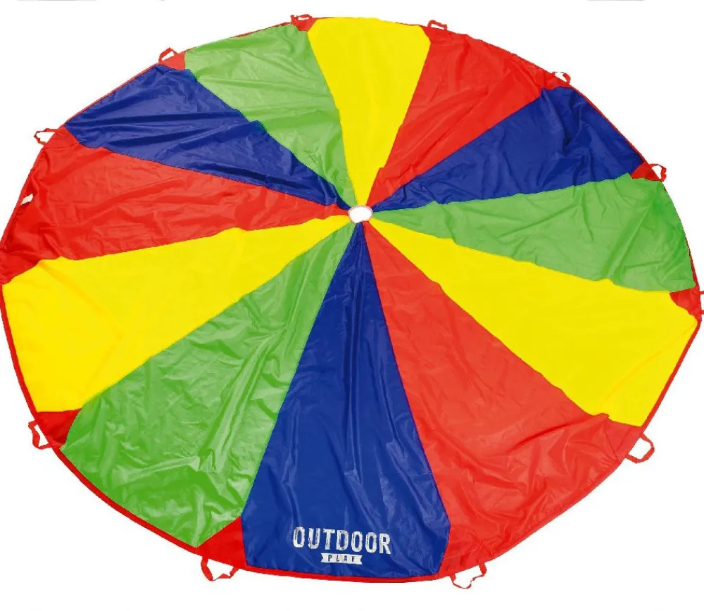 Tout Pour le Jeu Parachute Géant 3 m avec trou et 24 balles - 12 joueurs