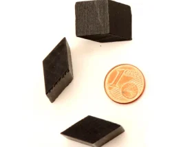 Tout Pour le Jeu Parallélogramme losange carré en bois noir - 12 x 10 mm pour jeu achat en ligne