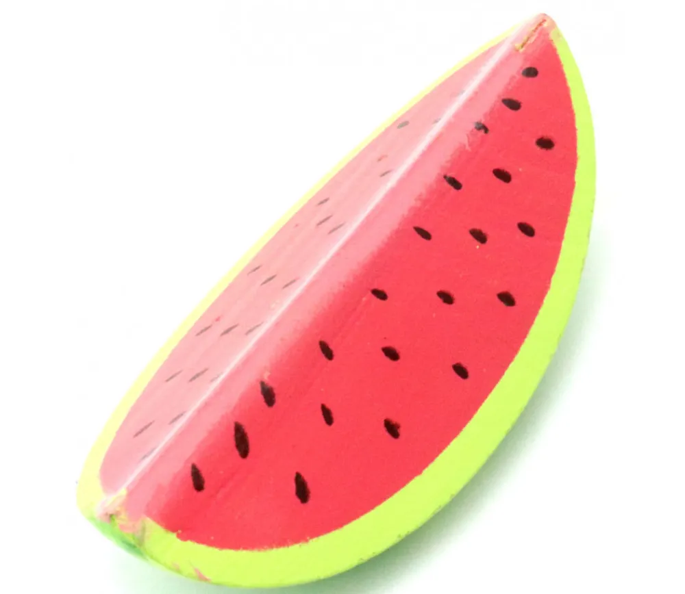Tout Pour le Jeu Pastèque en bois de 8.5 x 3.8 cm tranche jouet fruit