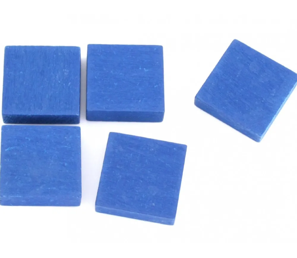 Tout Pour le Jeu Pavé 34 x 34 x 10 mm jeton bleu vintage carré épais
