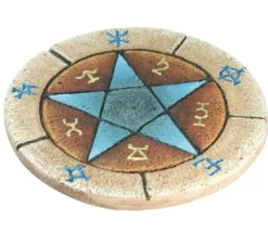 Tout Pour le Jeu Pentacle en résine de 6.8 cm de diamètre à peindre