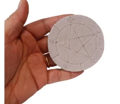 Tout Pour le Jeu Pentacle en résine de 6.8 cm de diamètre à peindre