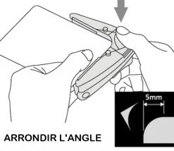 Tout Pour le Jeu Perforateur : Coupe angles arrondis