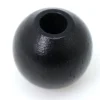 Tout Pour le Jeu Perle bois couleur noire de 2 cm trou de 7 mm unité