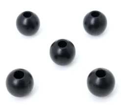 Tout Pour le Jeu Perle bois couleur noire de 2 cm trou de 7 mm unité