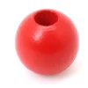 Tout Pour le Jeu Perle bois couleur rouge de 2 cm trou de 7 mm unité