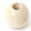 Tout Pour le Jeu Perle bois naturel de 2 cm trou de 7 mm unité
