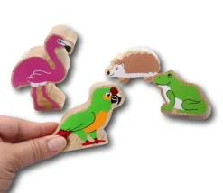 Tout Pour le Jeu Perroquet en bois 9.5 x 6.5 x 2.5 cm