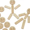 Tout Pour le Jeu Personnages en bois émotions - 40 pièces