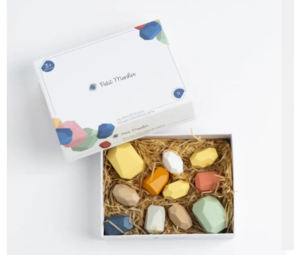 Tout Pour le Jeu Petit Menhir - Jeu éducatif avec 11 menhirs couleurs pastel
