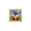 Tout Pour le Jeu Petit puzzle 9 pièces en bois lapin