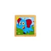 Tout Pour le Jeu Petit puzzle 9 pièces en bois éléphant
