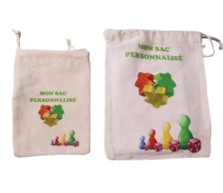Tout Pour le Jeu Petit Sac en coton personnalisé avec votre image 14 x 10 cm