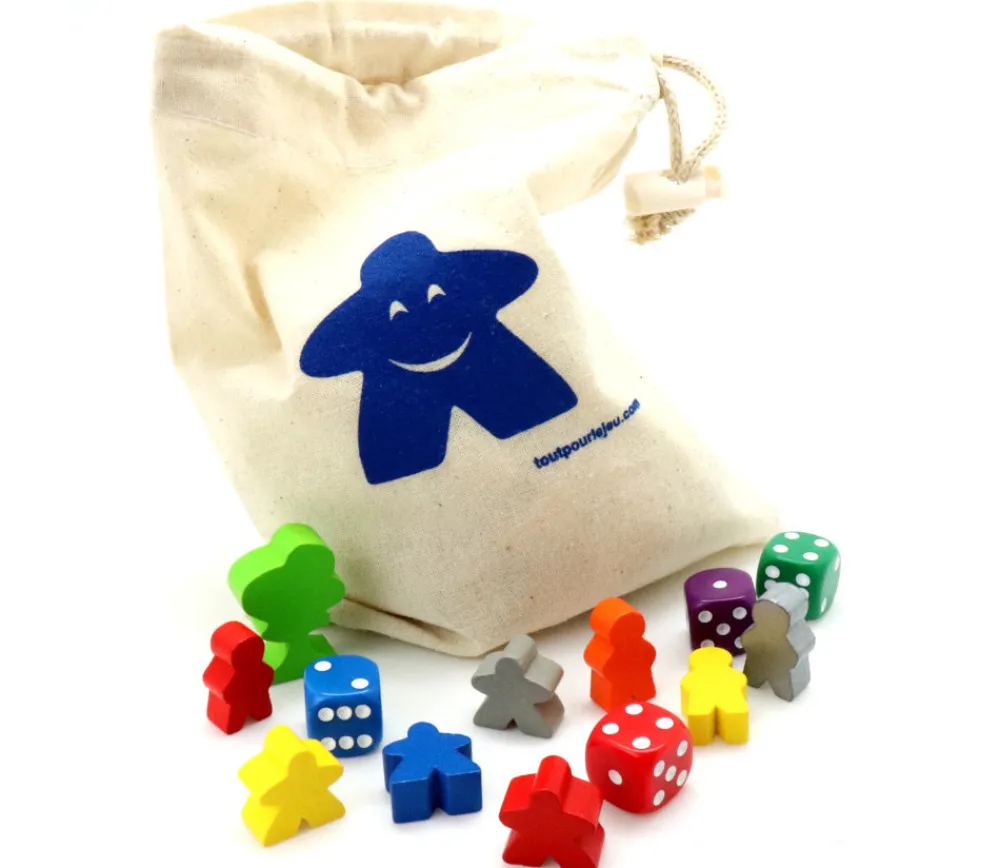 Tout Pour le Jeu Petit Sac en coton personnalisé avec votre image 14 x 10 cm