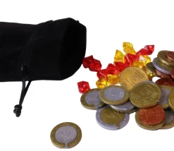 Tout Pour le Jeu Petit Sac velours noir épais avec cordon de serrage - 10 x 8 cm