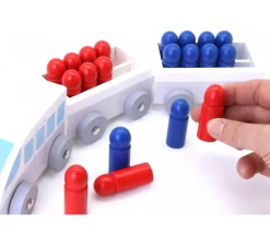 Tout Pour le Jeu Petit Train en bois de calcul de 1 à 20