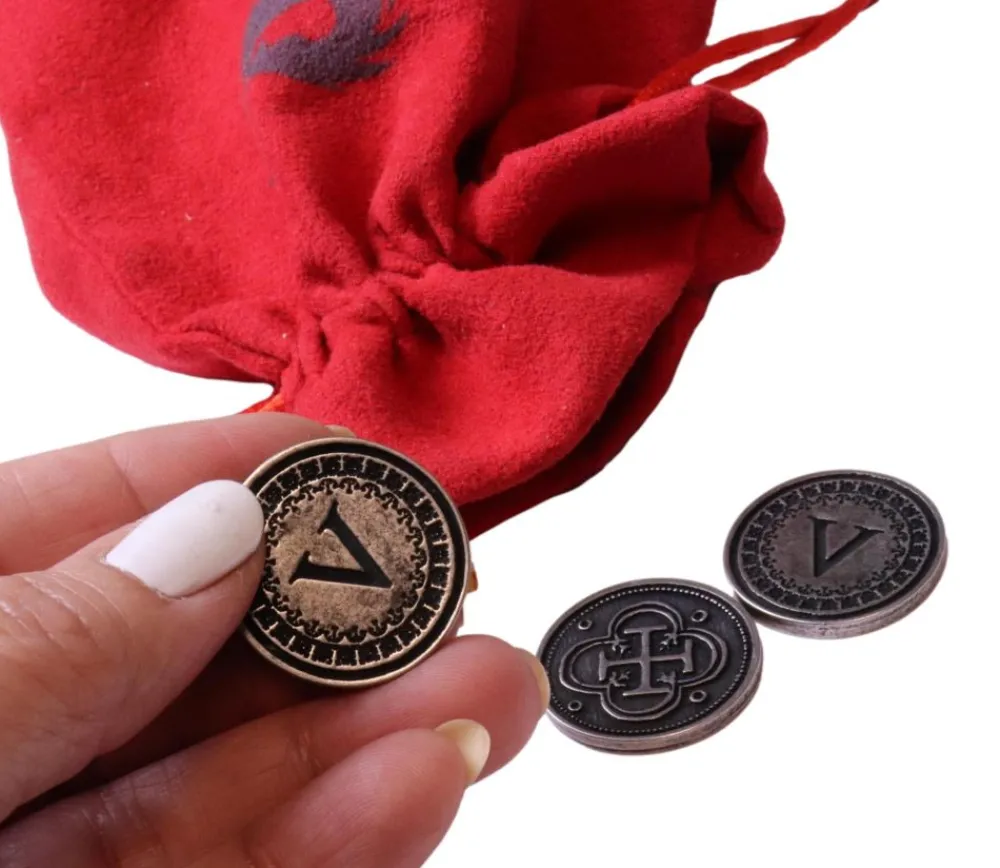 Tout Pour le Jeu Pièce médiévale métal argenté UNIT V