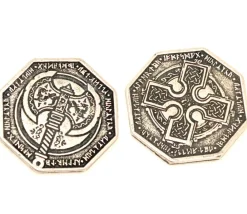 Tout Pour le Jeu Pièce métal argenté Dwarven