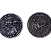 Tout Pour le Jeu Pièce métal argenté Forged dragon à l'unité