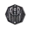 Tout Pour le Jeu Pièce métal argent Forged Dwarven 34 mm octogonale