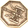 Tout Pour le Jeu Pièce métal cuivré Dwarven