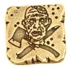 Tout Pour le Jeu Pièce métal doré Zombie