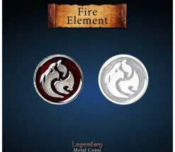 Tout Pour le Jeu Pièce métal élément feu à l'unité- Fire element Legendary
