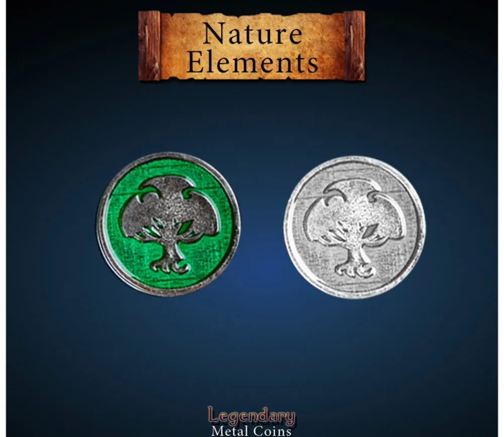 Tout Pour le Jeu Pièce métal élément Nature à l'unité - Coins element Legendary