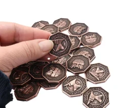Tout Pour le Jeu Pièce octogonale métal cuivré Forged Dwarven 28 mm