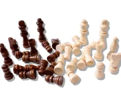 Tout Pour le Jeu Pièces d'échecs en bois taille 2 (32 pièces sans plateau)