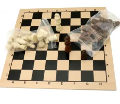 Tout Pour le Jeu Pièces d'échecs en bois taille 2 (32 pièces sans plateau)