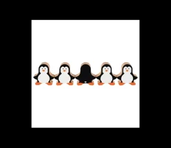 Tout Pour le Jeu Pingouin en bois 40 x 42 x 15 mm à l'unité