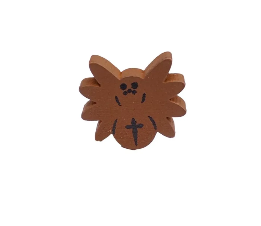 Tout Pour le Jeu Pion Araignée en bois 14 x 16 x 10 mm