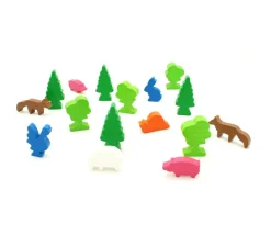 Tout Pour le Jeu Pion arbre en bois 36x25x10 mm