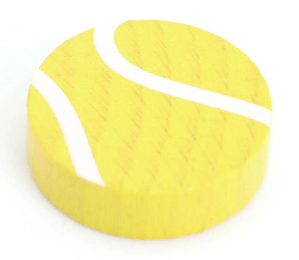 Tout Pour le Jeu Pion balle de tennis en bois 2,5 cm pour jeu