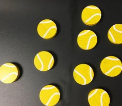 Tout Pour le Jeu Pion balle de tennis en bois 2,5 cm pour jeu