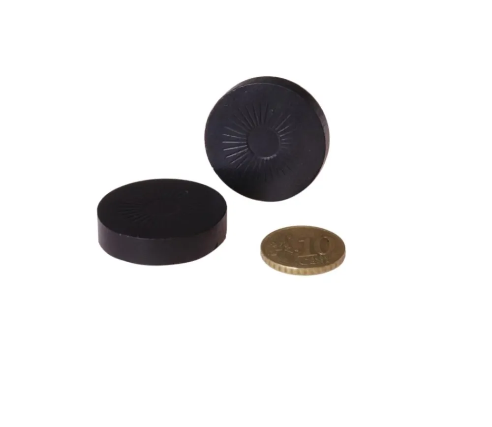 Tout Pour le Jeu Pion bois 30 mm noir, doré ou naturel moulure soleil à l'unité