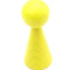 Tout Pour le Jeu Pion bois XXL 10 cm JAUNE pour jeu. Grand pion 100 mm diam 43 mm