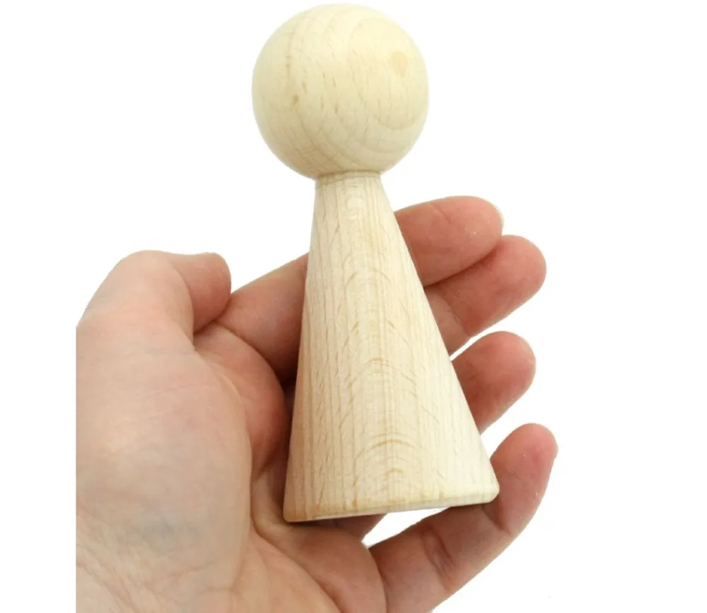 Tout Pour le Jeu Pion bois XXL 10 cm pour jeu. Grand pion 100 mm diam 43 mm