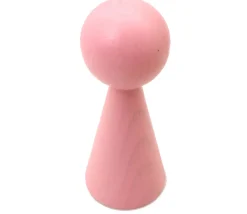 Tout Pour le Jeu Pion bois XXL 10 cm rose pour jeu. Grand pion 100 mm diam 43 mm