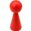 Tout Pour le Jeu Pion bois XXL 10 cm rouge pour jeu. Grand pion 100 mm diam 43 mm
