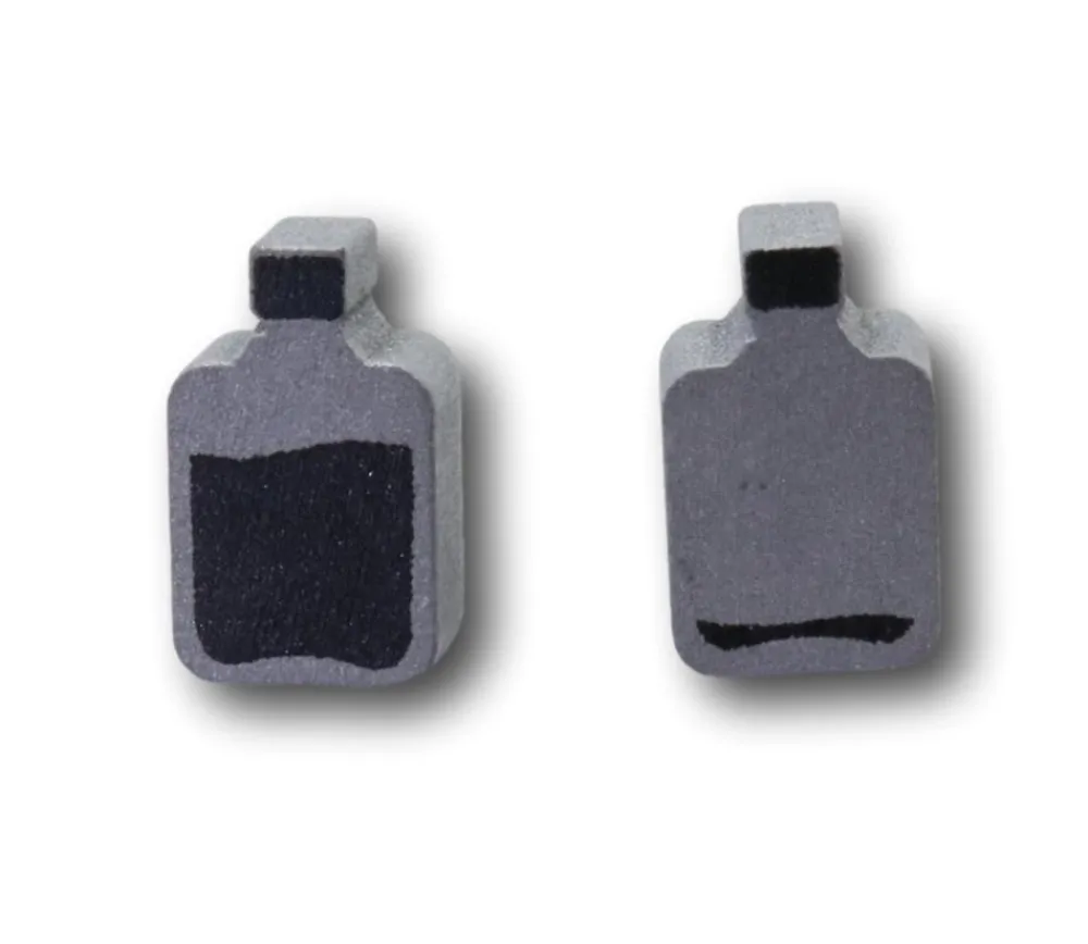 Tout Pour le Jeu Pion Bouteille pleine-vide en bois 16 x 9 x 5 mm
