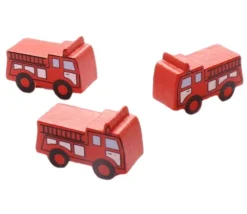 Tout Pour le Jeu Pion camion de pompier en bois - 25 x 15 x 10 mm