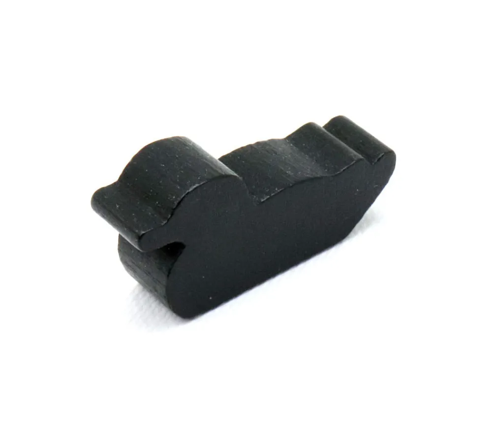 Tout Pour le Jeu Pion canard noir en bois 30x15x8 mm pour jeu