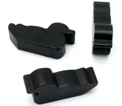 Tout Pour le Jeu Pion canard noir en bois 30x15x8 mm pour jeu