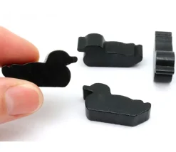 Tout Pour le Jeu Pion canard noir en bois 30x15x8 mm pour jeu