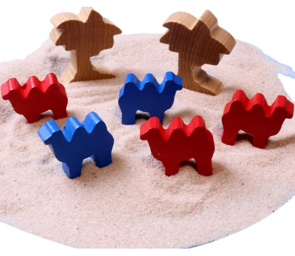 Tout Pour le Jeu Pion chameau en bois 25 x 20 x 8 mm couleur à choisir
