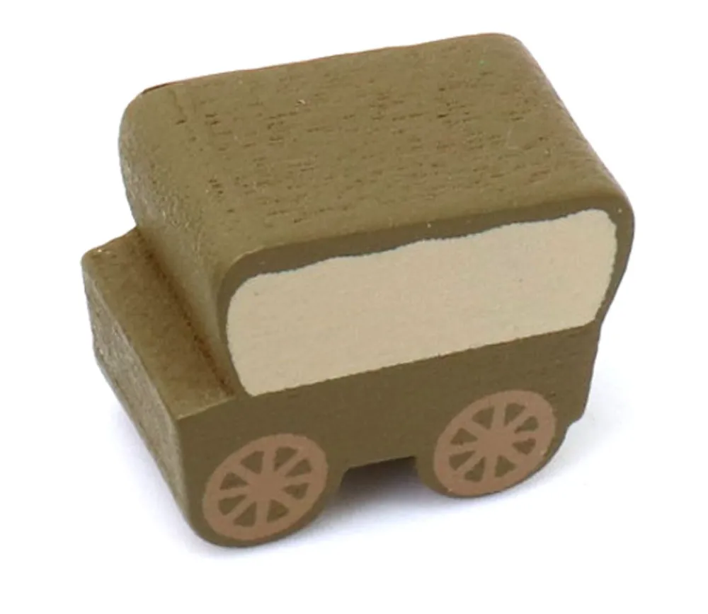 Tout Pour le Jeu Pion chariot en bois pour jeu 17 x 15 x 10 mm