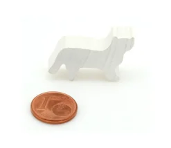 Tout Pour le Jeu Pion Chat blanc en bois pour jeu 30x19x8 mm